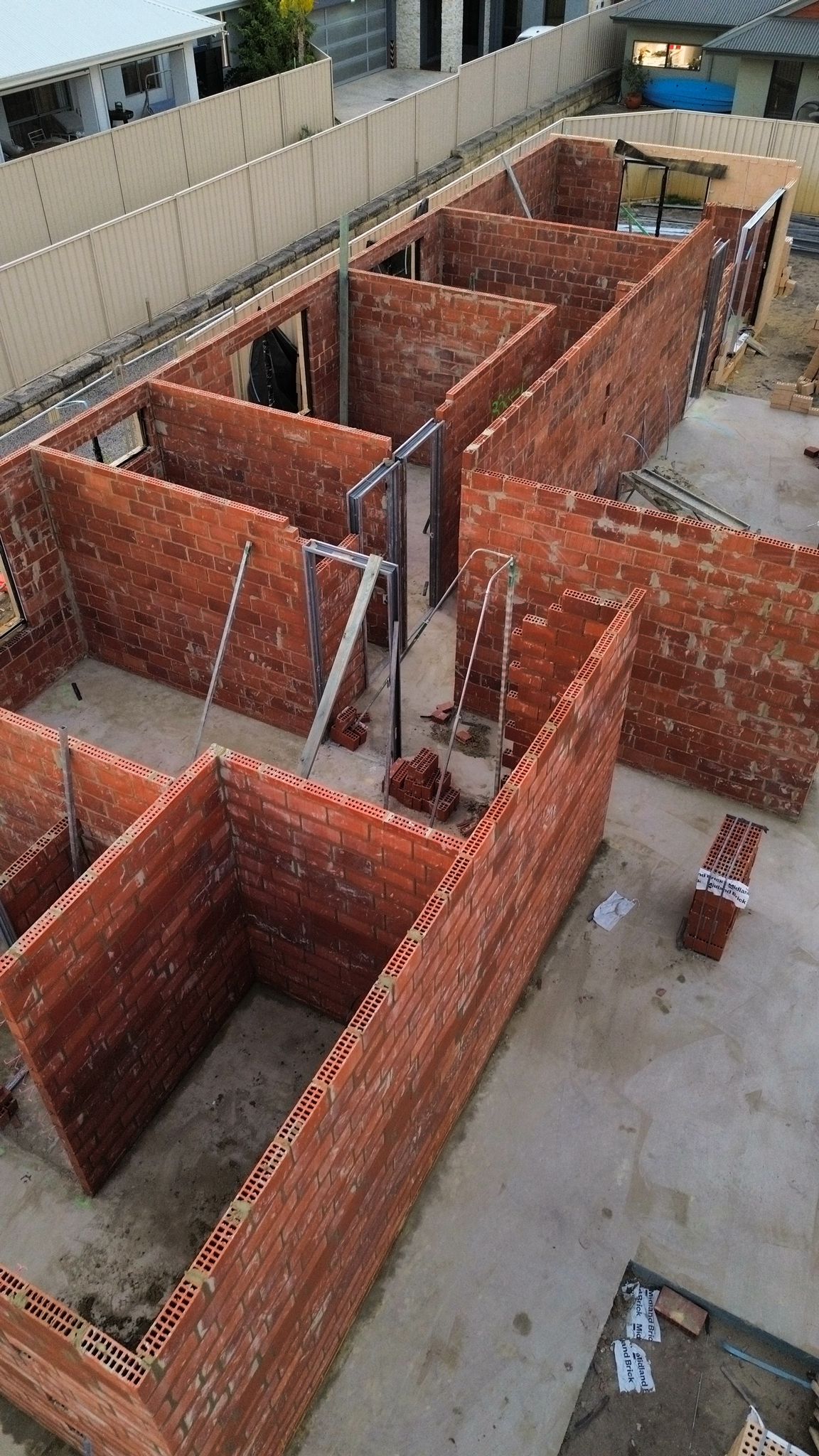 Tribute St Shelley custom build raked ceiling brickwork photo 12